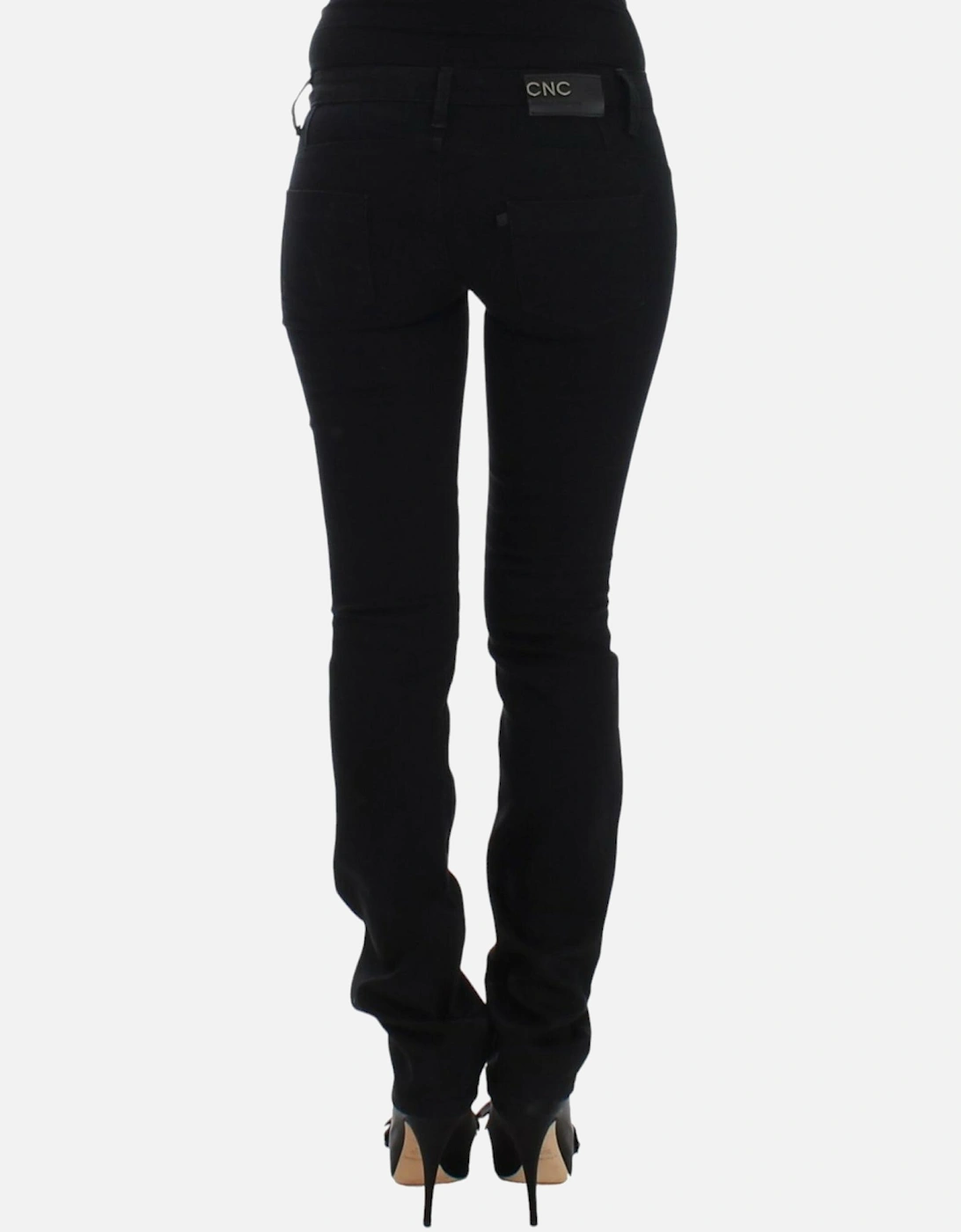 Straight Leg Jeans Women - Black Jeans