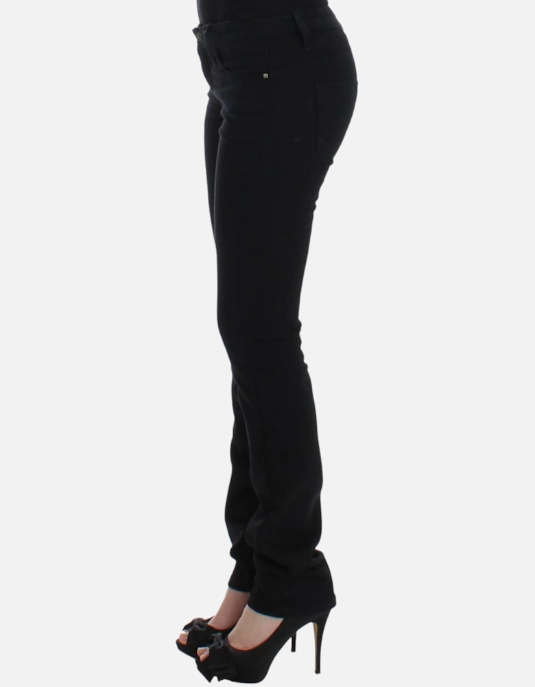 Straight Leg Jeans Women - Black Jeans