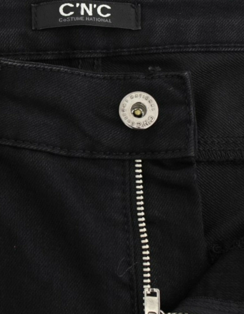 Straight Leg Jeans Women - Black Jeans