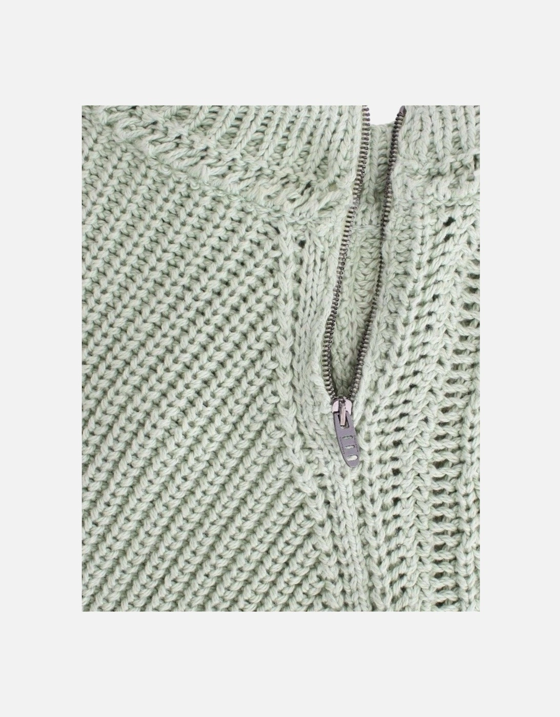 Cropped Knit Cardigan Sweater Women - Green