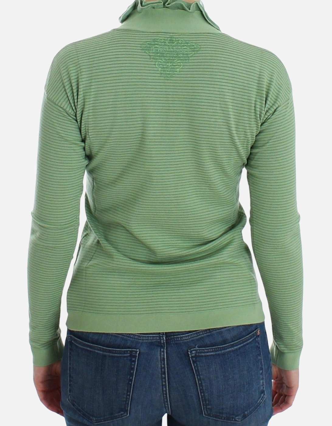 Long Sleeve Knit Pullover Sweater Women - Green