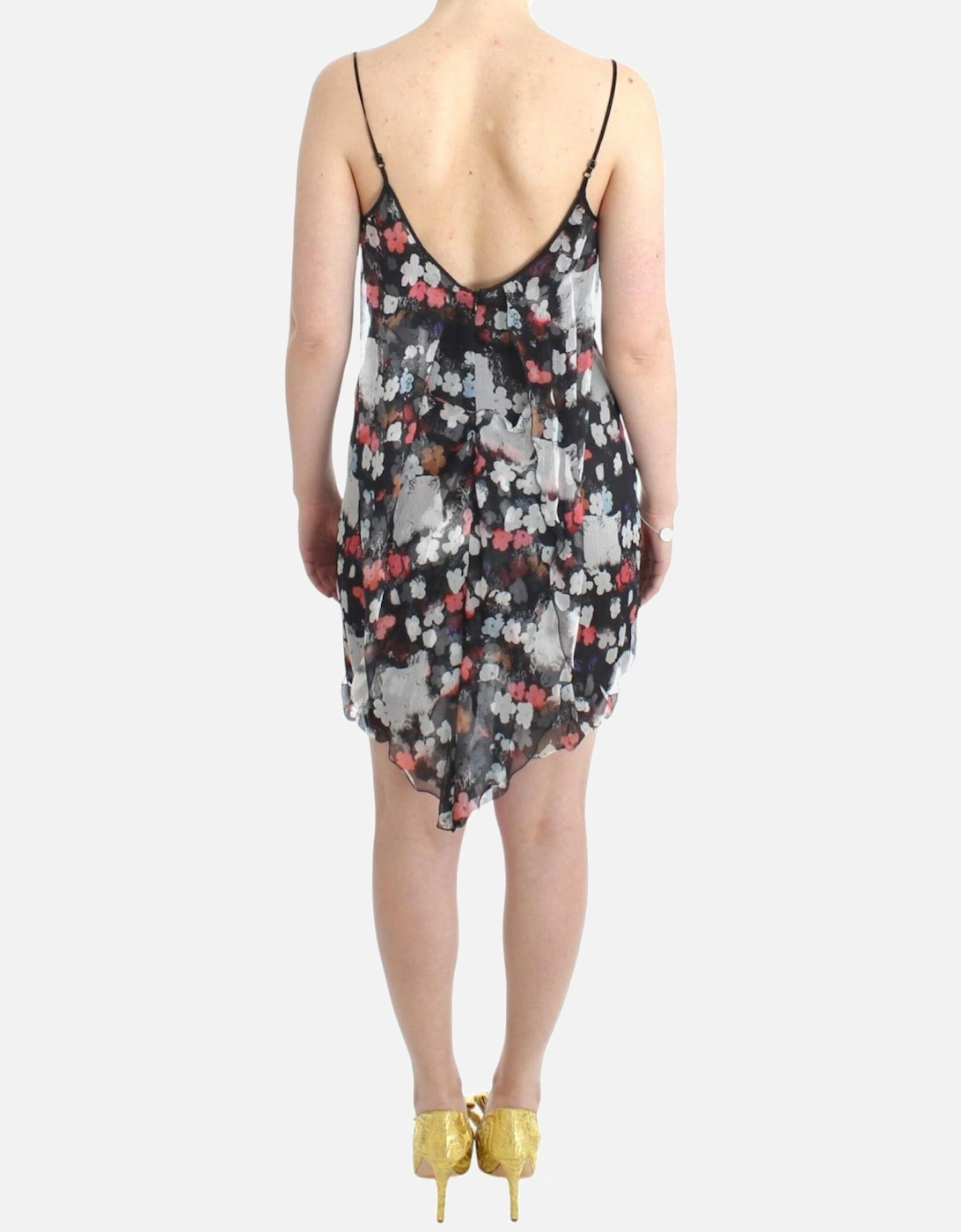 Floral Print Mini Slip Dress Women - Multicolor Dresses