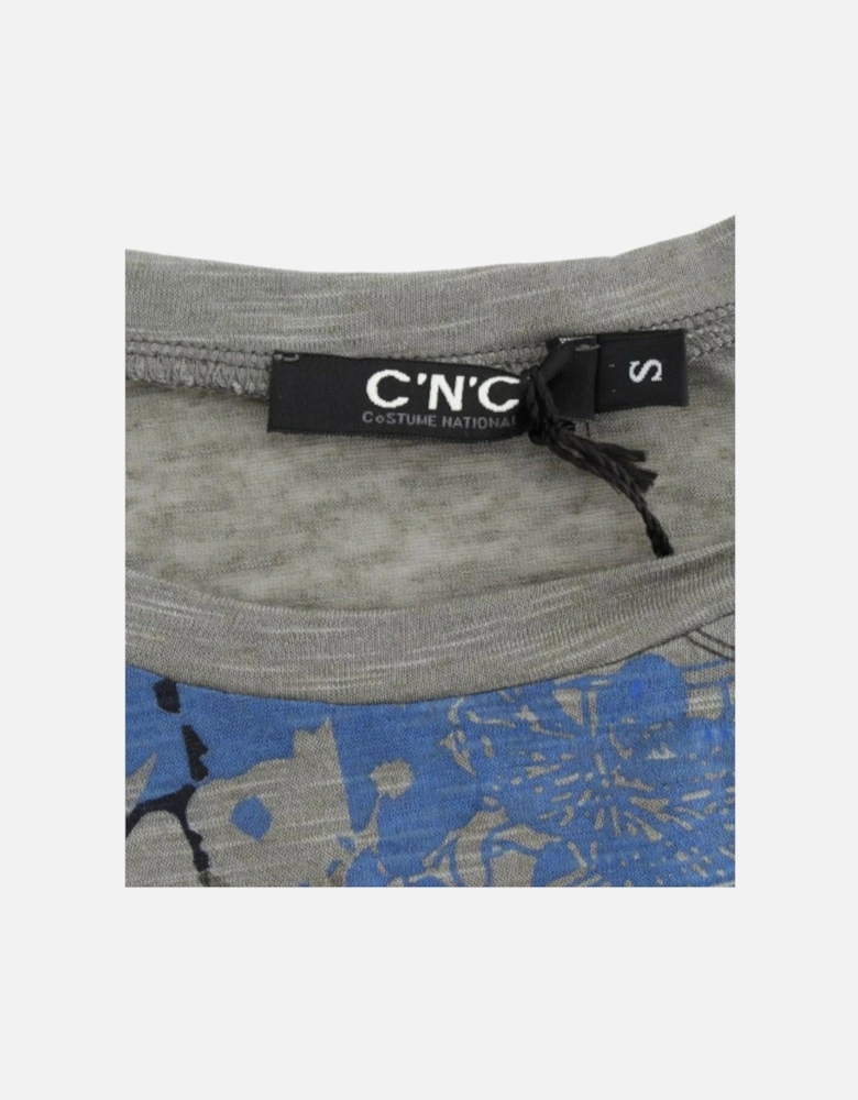 Sleeveless T-Shirt with Logo Detailing Women - Gray