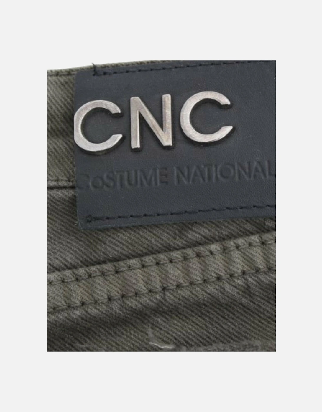 Pants Straight Leg Olive Green Women Jeans