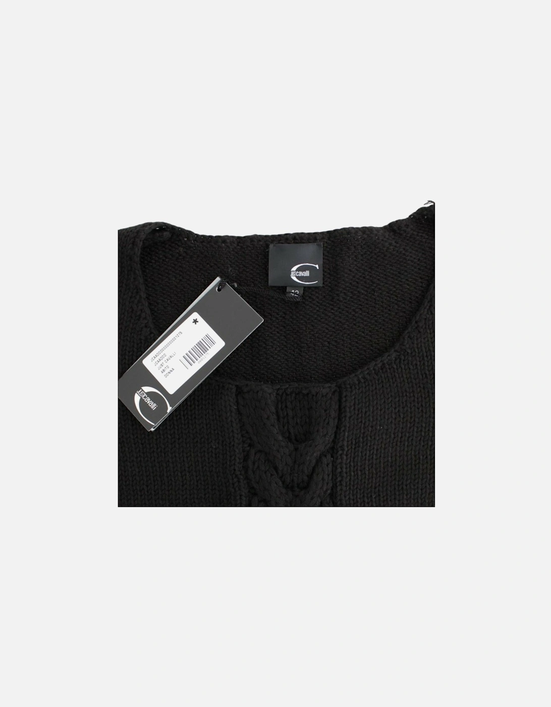 Cable Knit Pullover Sweater Women - Black