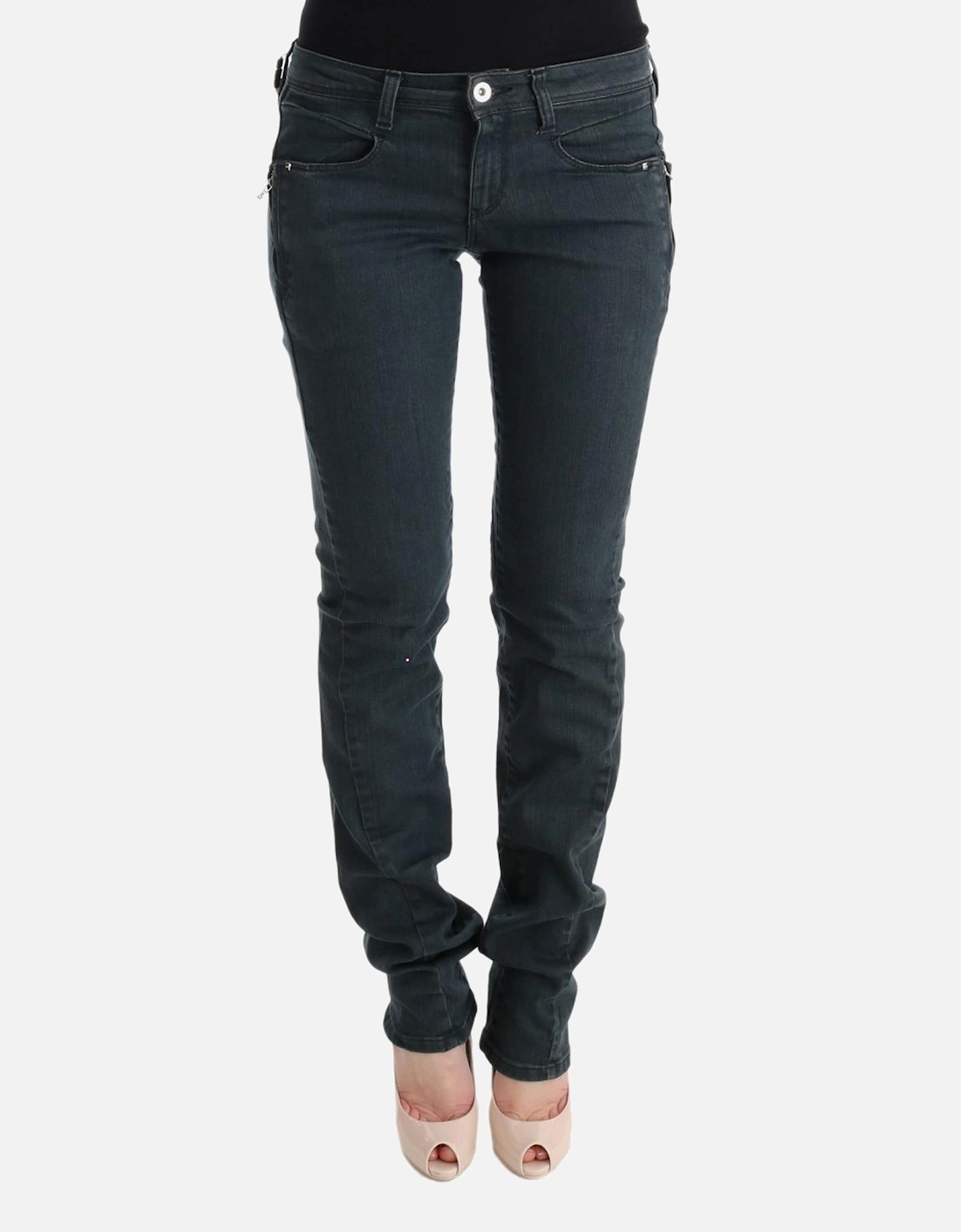 Superslim Fit Gray Stretch Jeans Women Jeans, 7 of 6