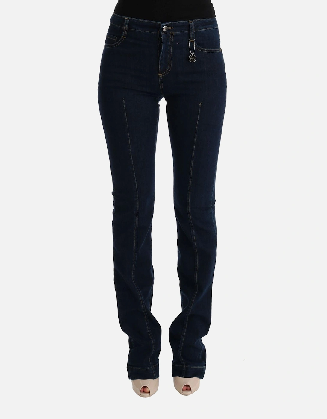 Jeans Straight Leg Women - Blue Jeans, 7 of 6