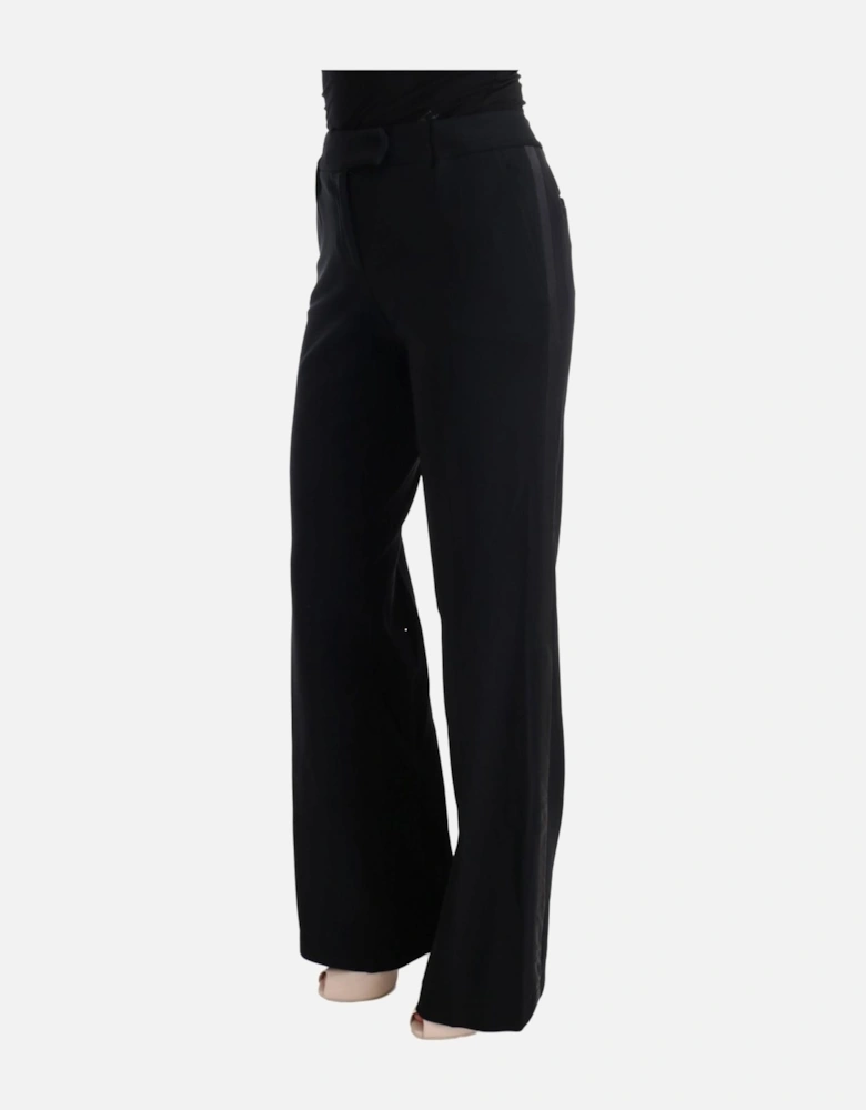 Wide Leg Pants Classic Style Women - Black Jeans