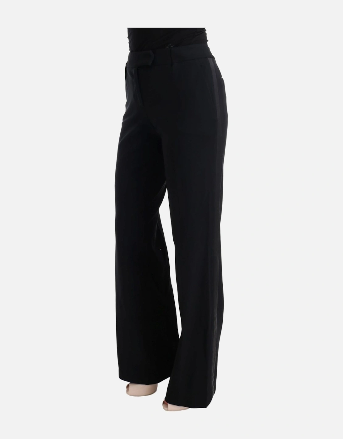 Wide Leg Pants Classic Style Women - Black Jeans