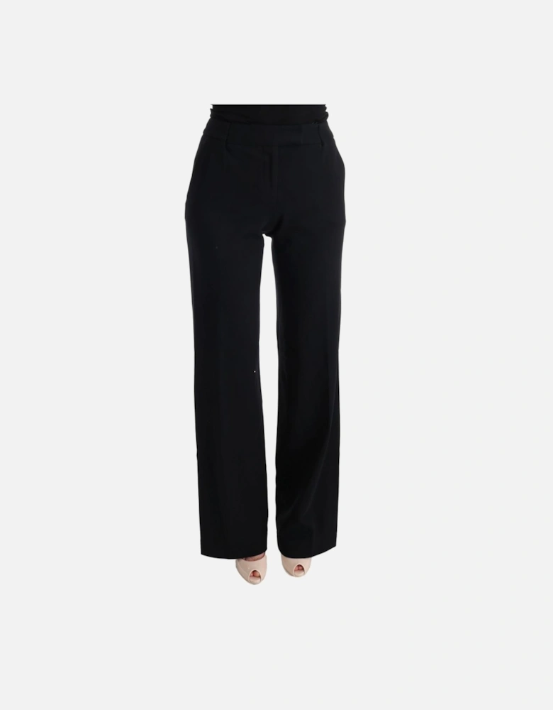 Wide Leg Pants Classic Style Women - Black Jeans