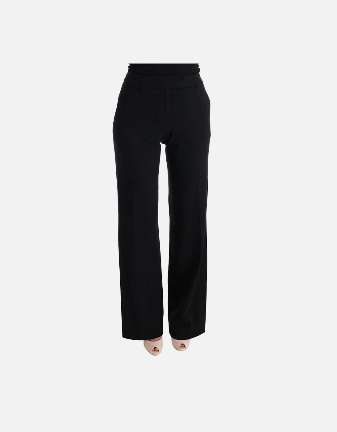 Wide Leg Pants Classic Style Women - Black Jeans, 7 of 6