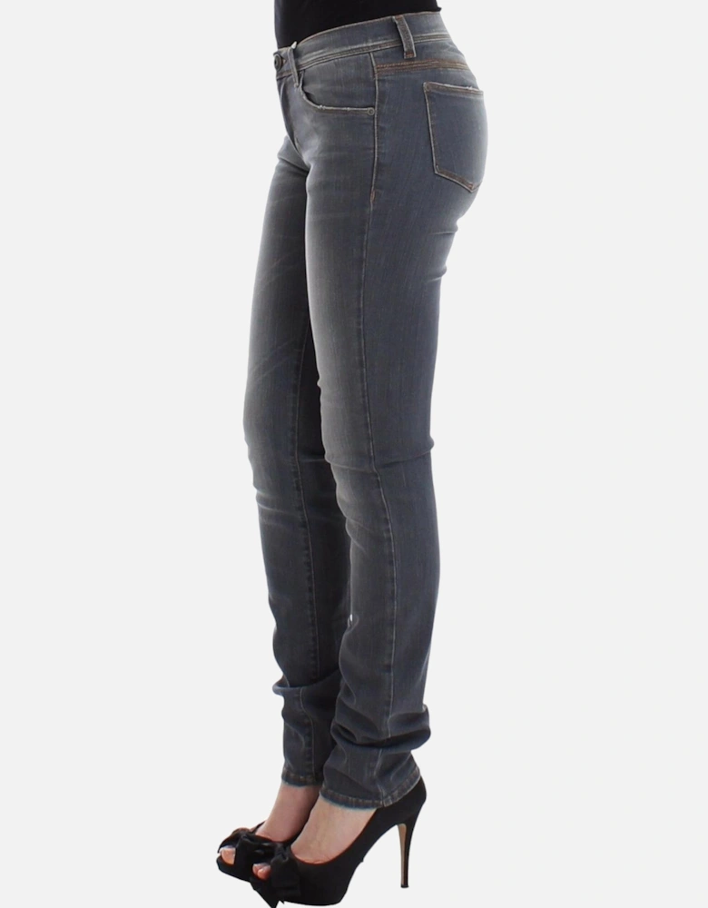 Grey Straight Leg Jeans Women - Gray Jeans