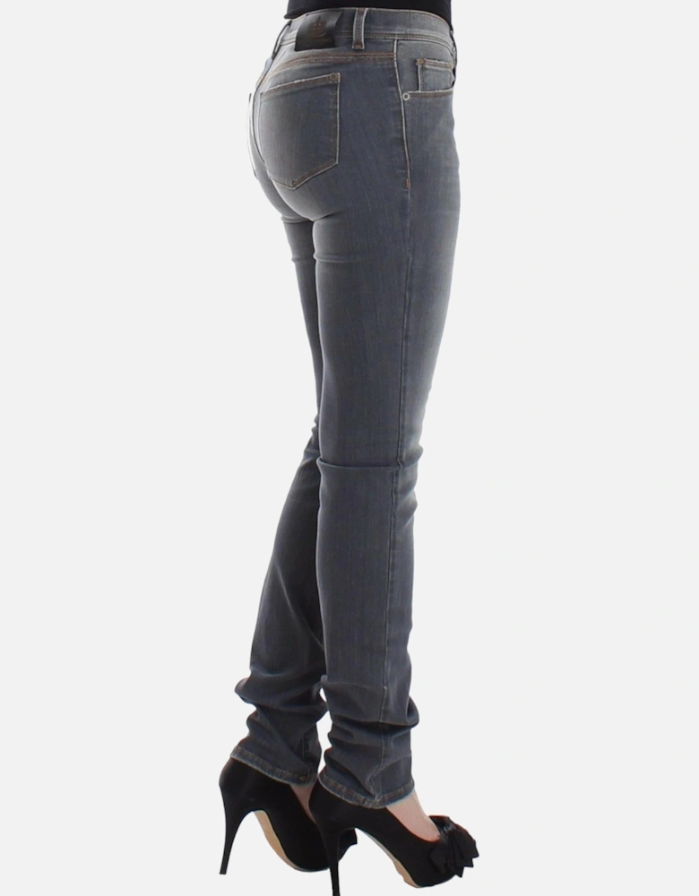 Grey Straight Leg Jeans Women - Gray Jeans