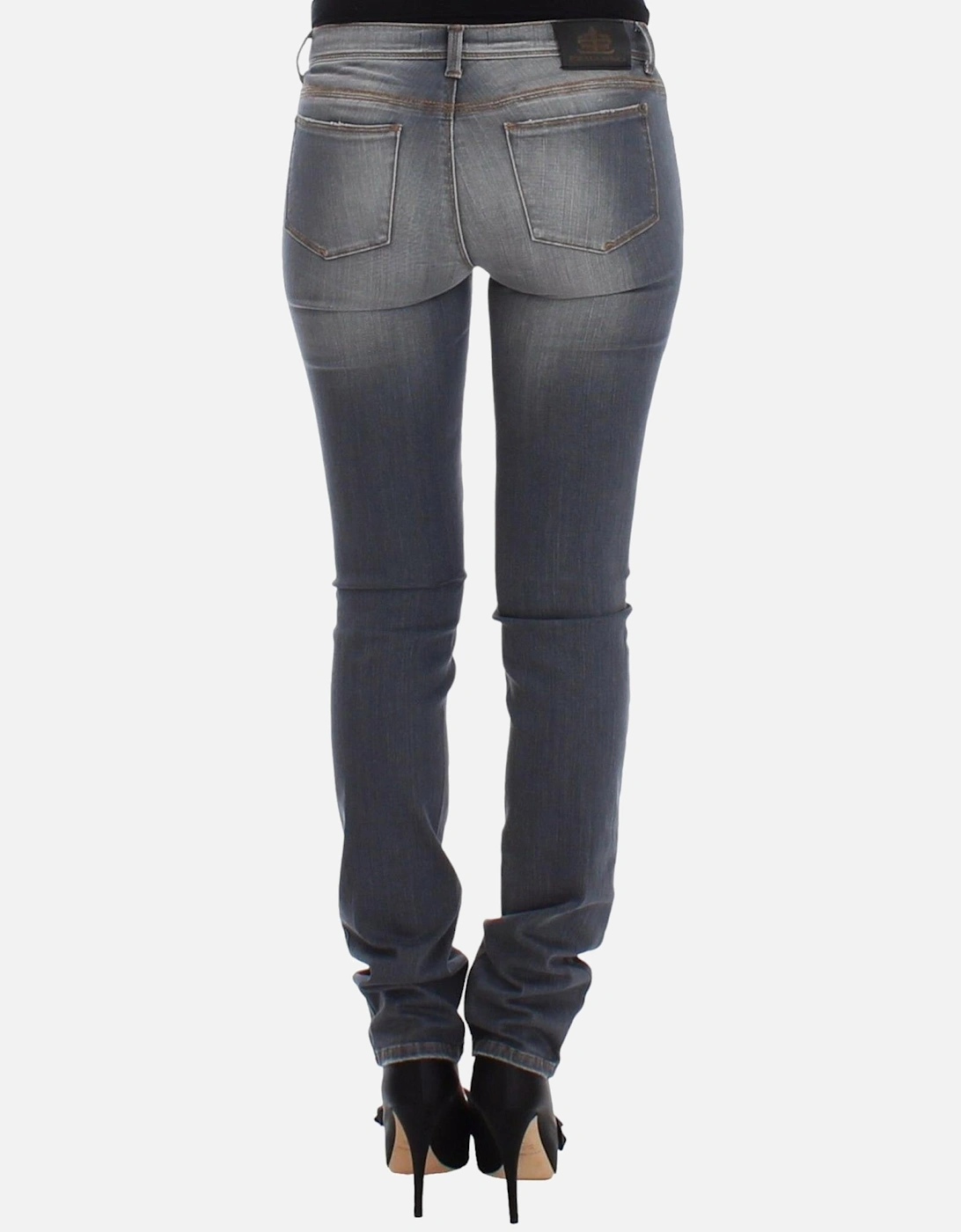 Grey Straight Leg Jeans Women - Gray Jeans