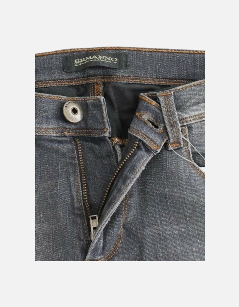 Grey Straight Leg Jeans Women - Gray Jeans