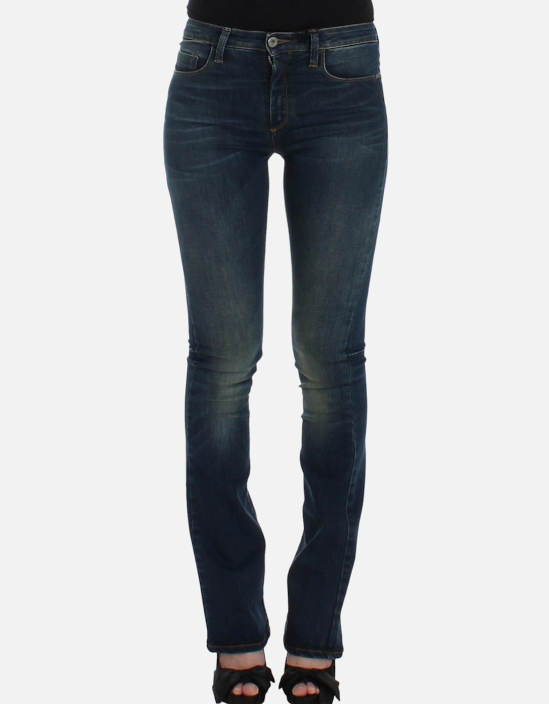 Jeans Straight Leg Women - Blue Jeans, 7 of 6