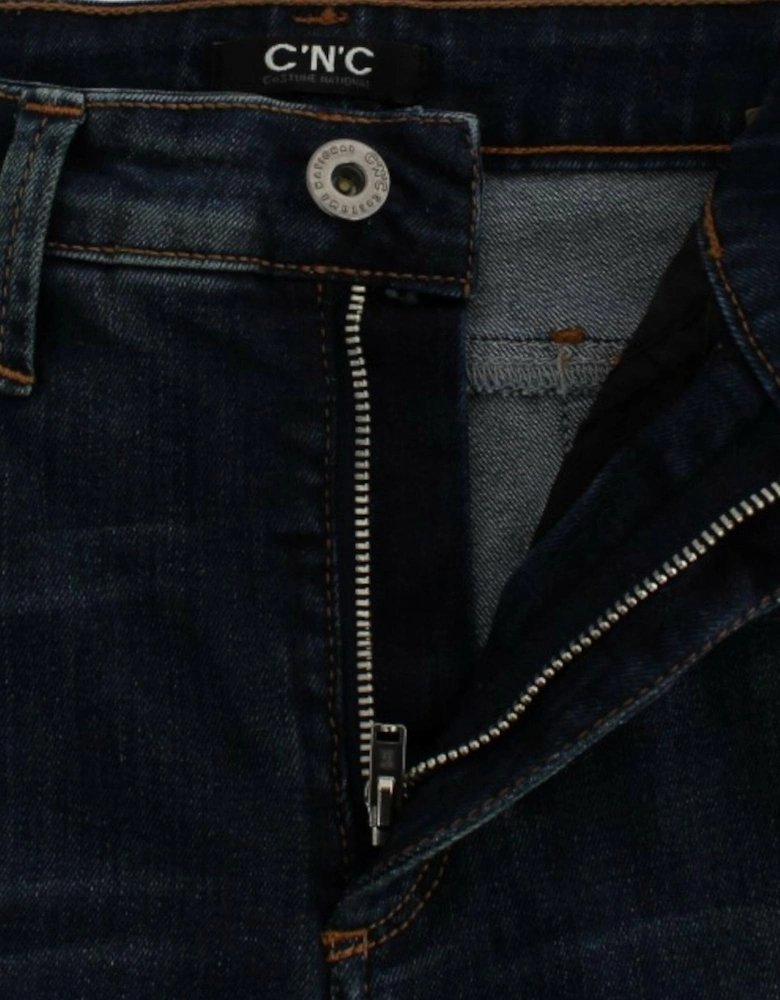Jeans Straight Leg Women - Blue Jeans