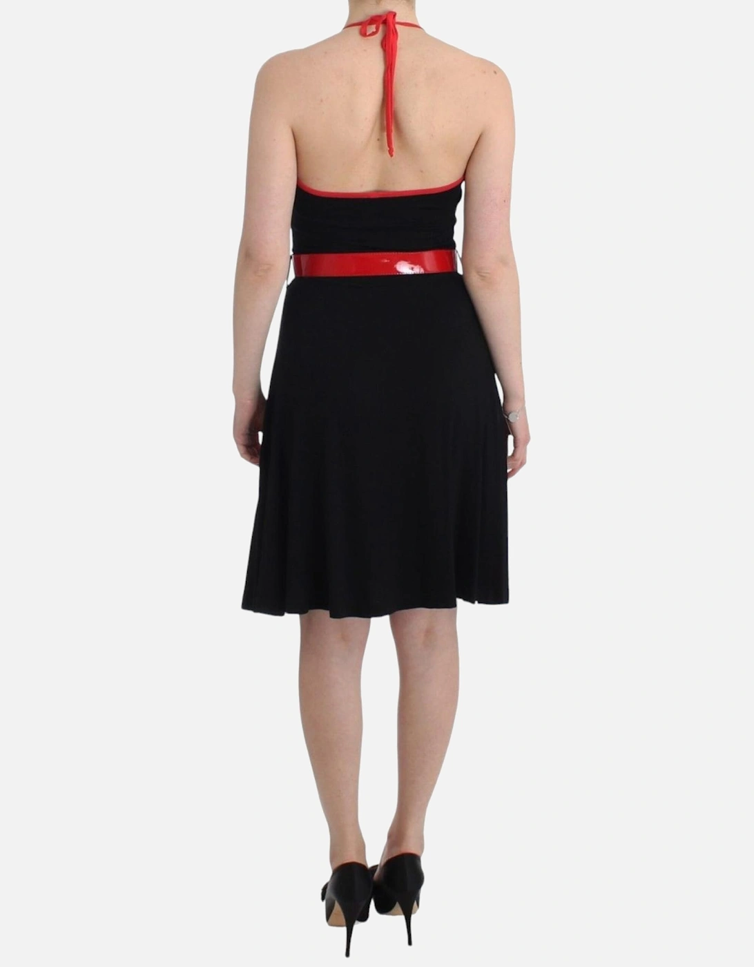 Halter Neck Aline Dress Women - Black Dresses