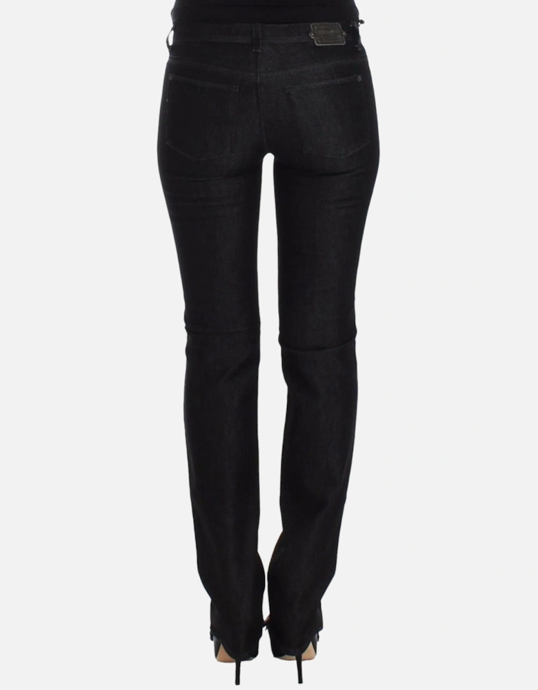 Straight Leg Jeans Women - Black Jeans