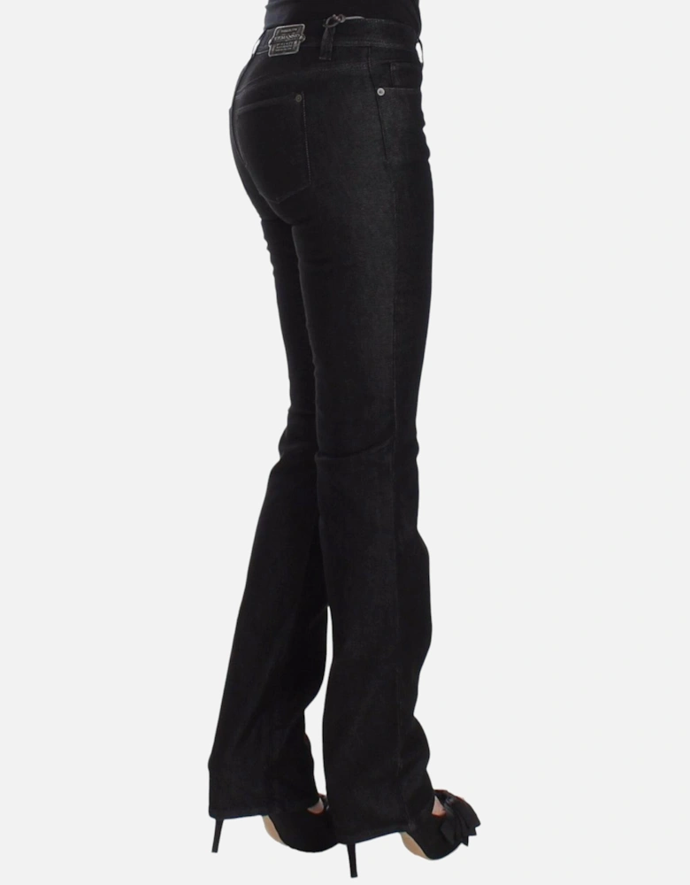 Straight Leg Jeans Women - Black Jeans