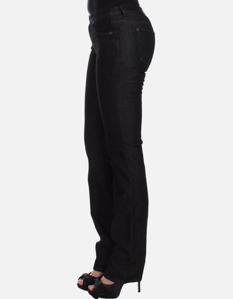 Straight Leg Jeans Women - Black Jeans