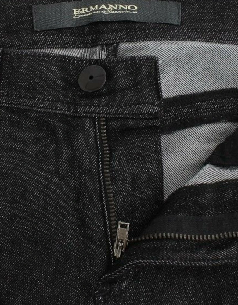 Straight Leg Jeans Women - Black Jeans