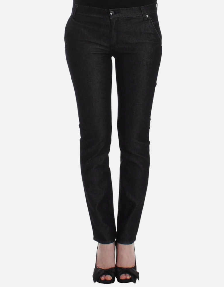 Straight Leg Jeans Women - Black Jeans