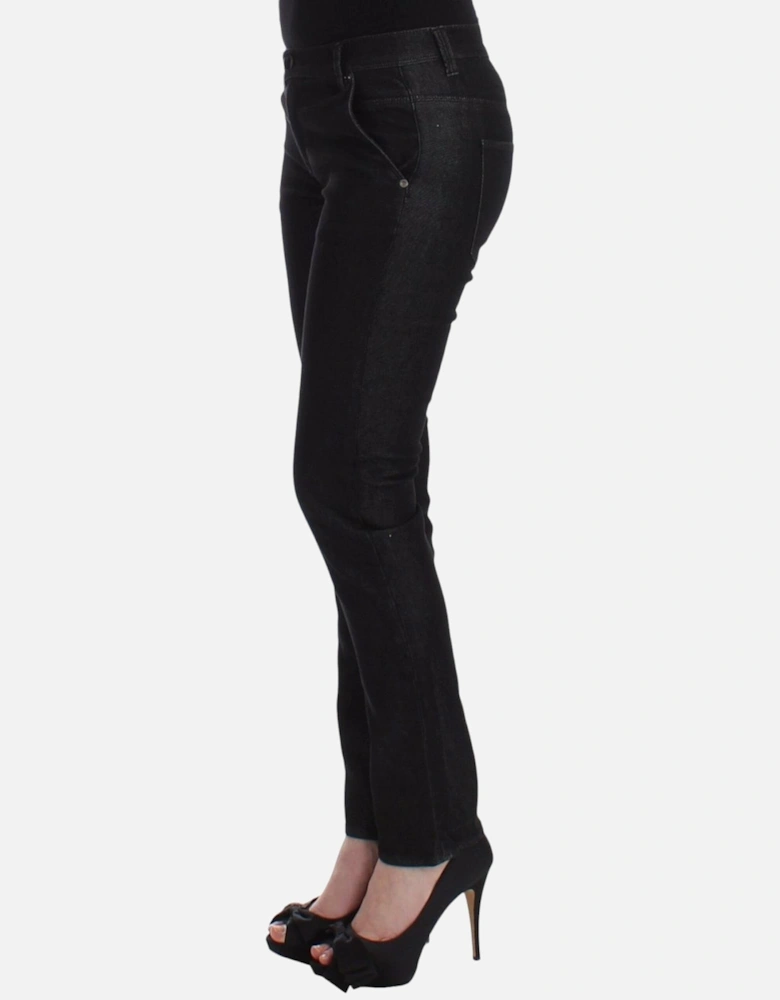 Straight Leg Jeans Women - Black Jeans