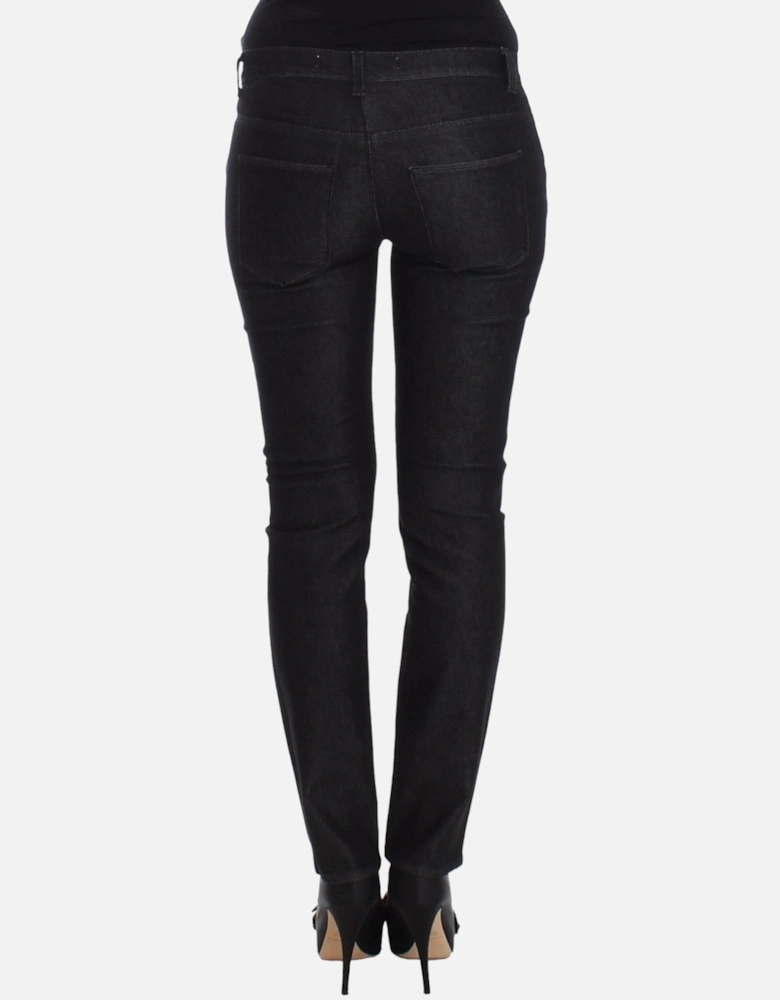 Straight Leg Jeans Women - Black Jeans