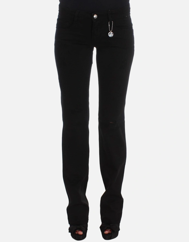 Distressed Jeans Women - Black Jeans