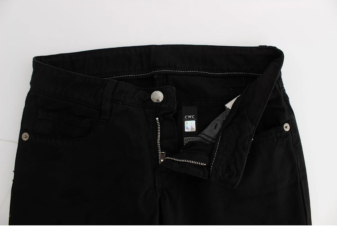 Distressed Jeans Women - Black Jeans