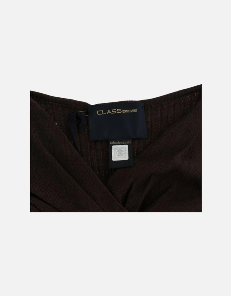 Cashmere Pullover Sweater VNeck Women - Brown