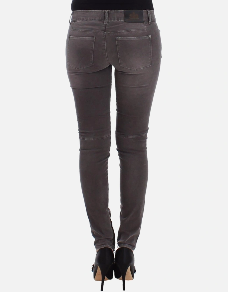 Slim Leg Gray Skinny Jeans Women Jeans