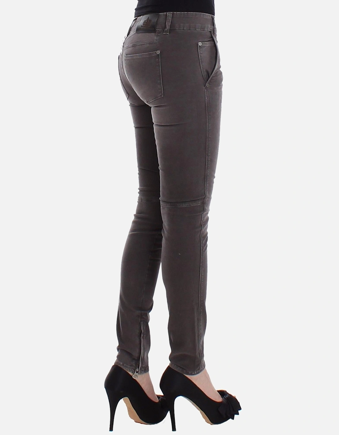 Slim Leg Gray Skinny Jeans Women Jeans