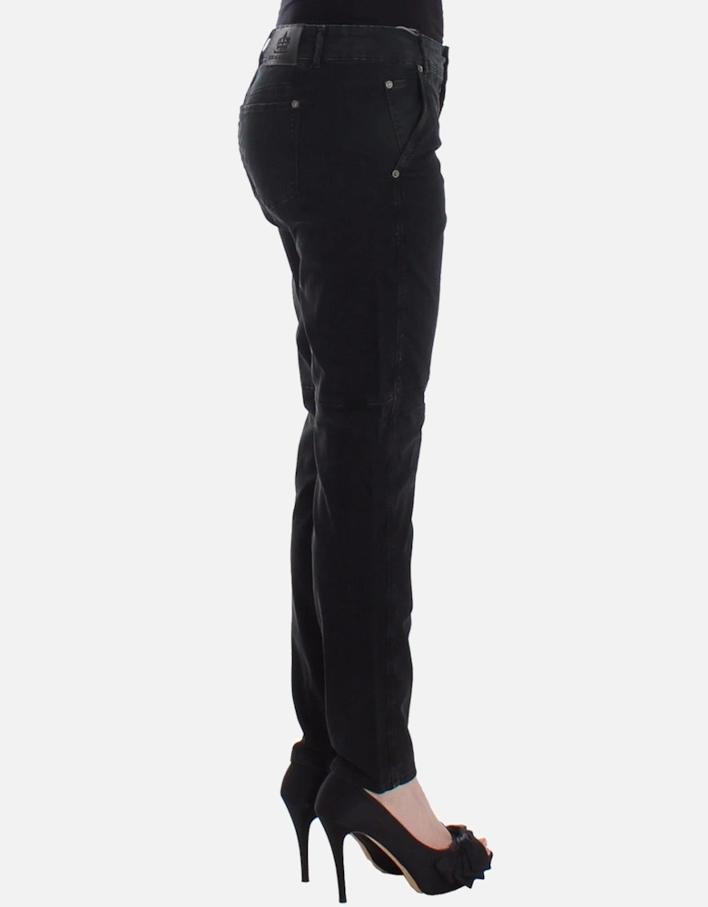 Straight Leg Jeans Women - Black Jeans