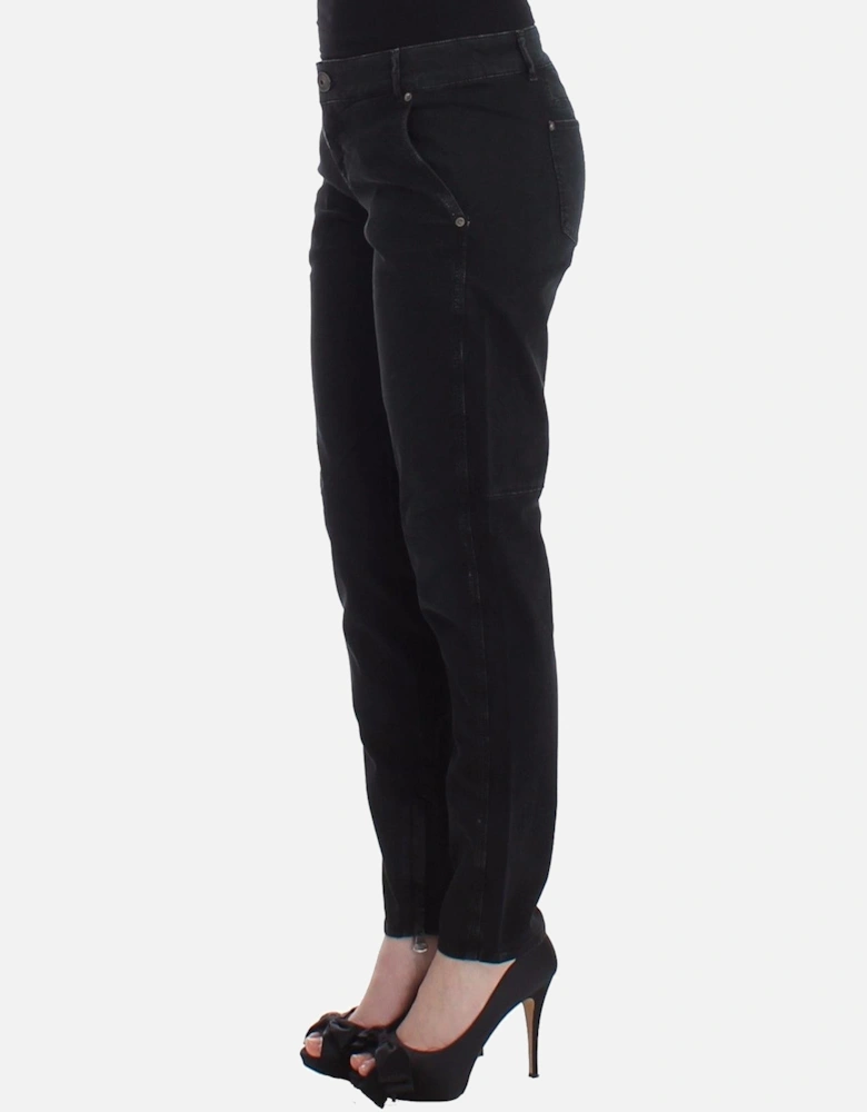 Straight Leg Jeans Women - Black Jeans