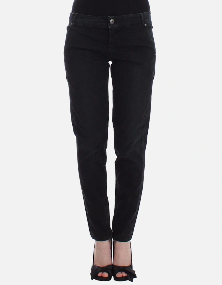 Straight Leg Jeans Women - Black Jeans