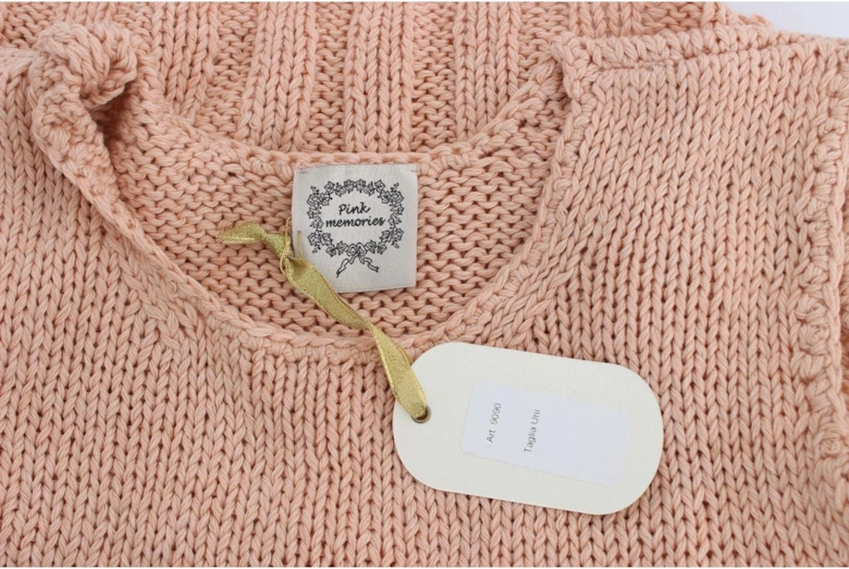 Peach Knit Sleeveless Crop Top Women - Pink Sweaters