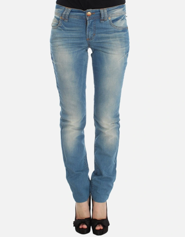 Slim Fit Blue Wash Jeans Women Jeans