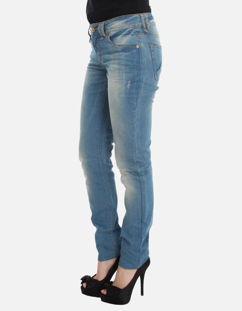 Slim Fit Blue Wash Jeans Women Jeans