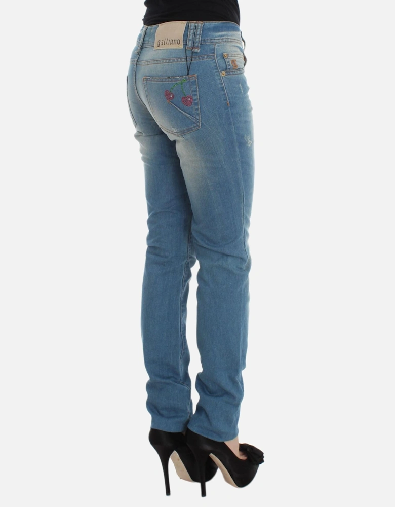 Slim Fit Blue Wash Jeans Women Jeans