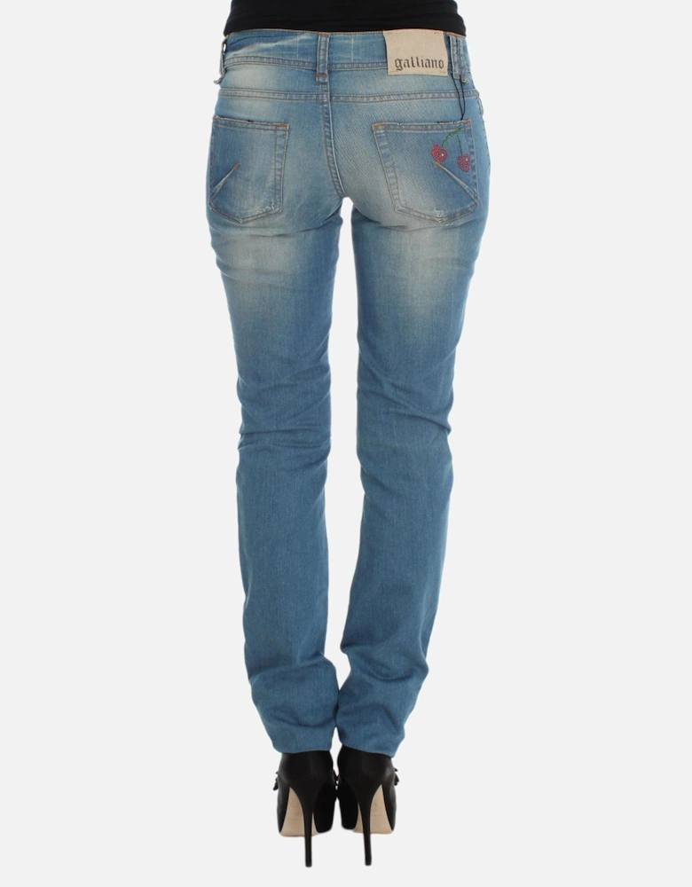 Slim Fit Blue Wash Jeans Women Jeans