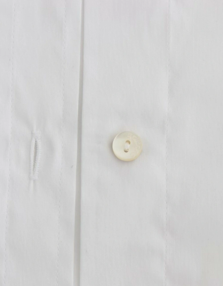 Peter Pan Collar Short Sleeve Shirt Women - White T-Shirts
