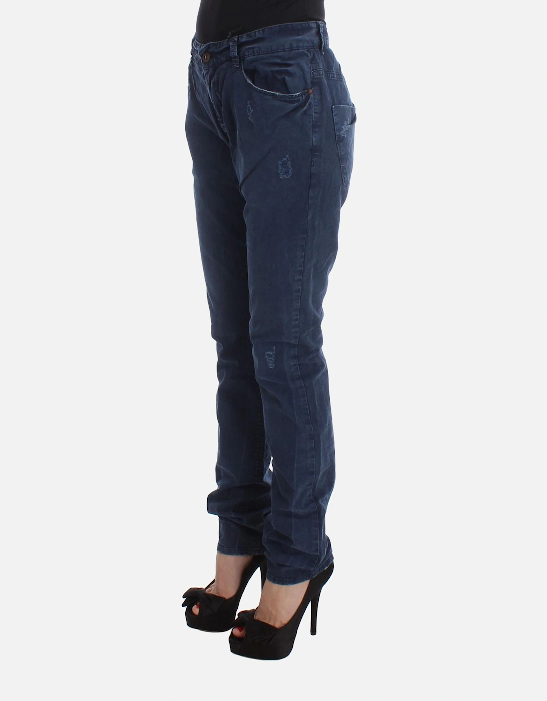 Regular Fit Cotton-Blend Jeans Women - Blue Jeans