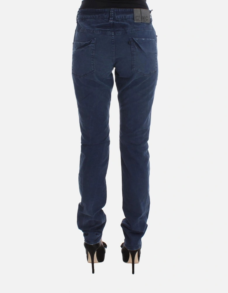 Regular Fit Cotton-Blend Jeans Women - Blue Jeans