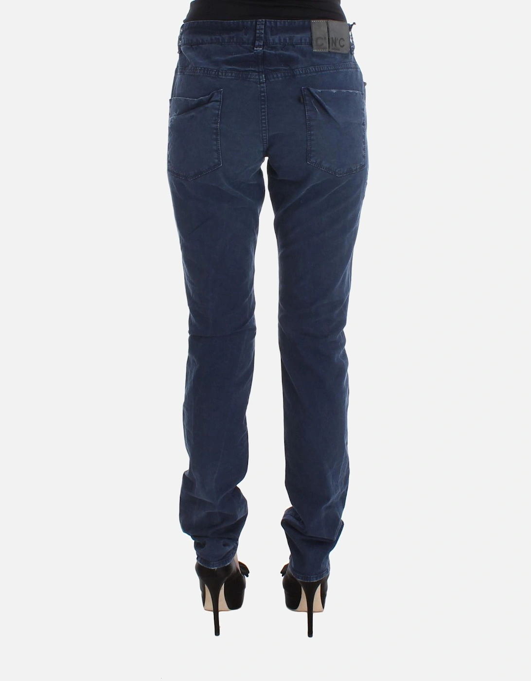 Regular Fit Cotton-Blend Jeans Women - Blue Jeans