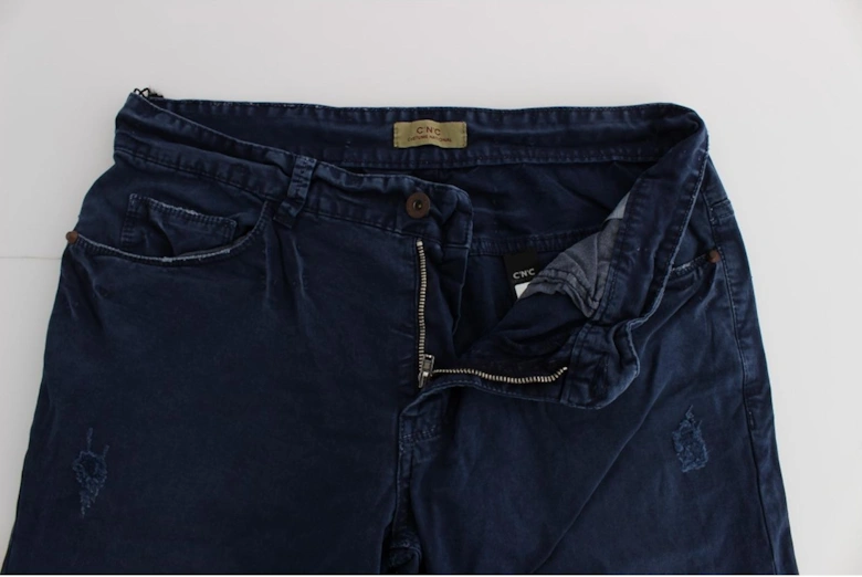 Regular Fit Cotton-Blend Jeans Women - Blue Jeans