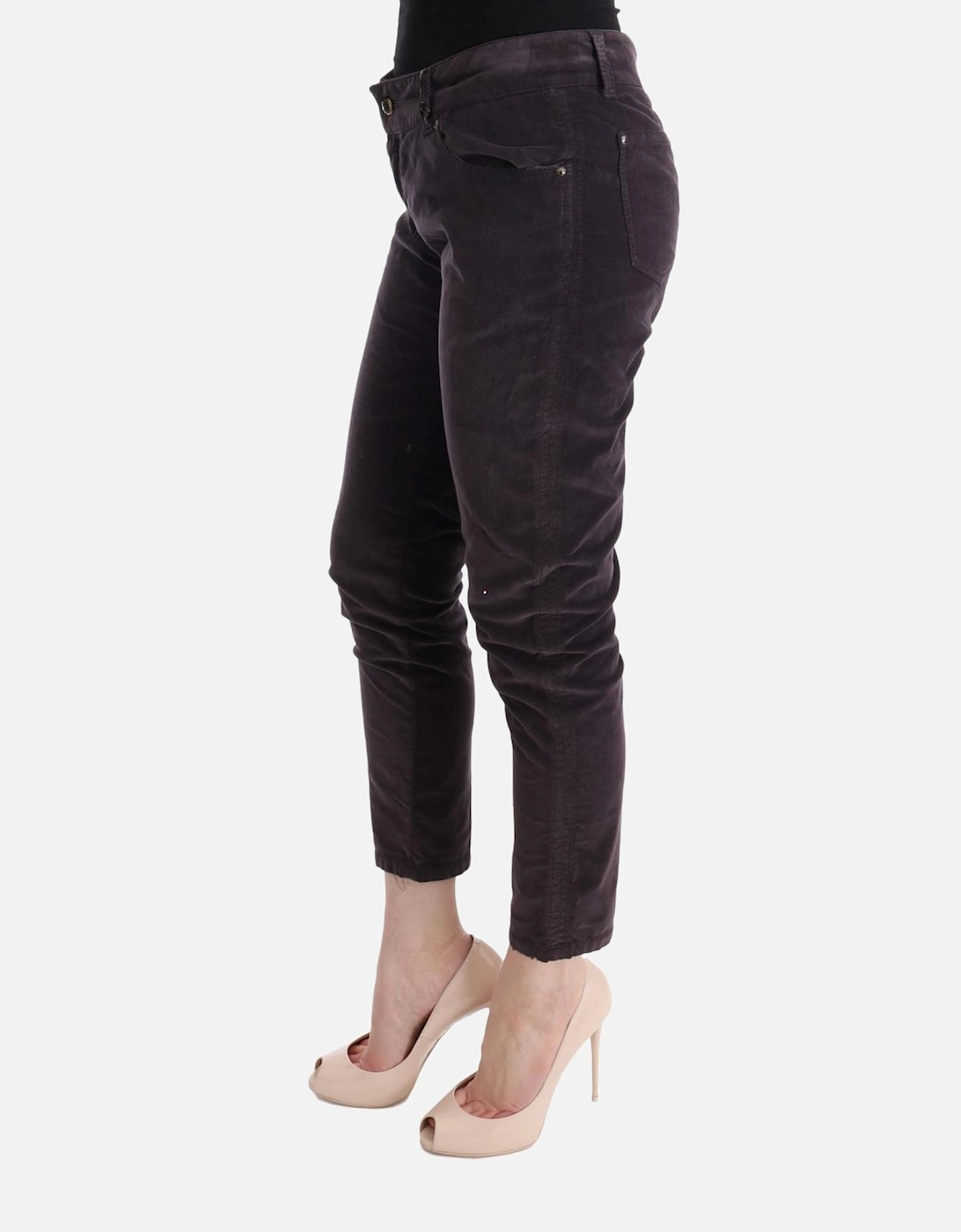 Velvet Straight Leg Pants Women - Brown Jeans