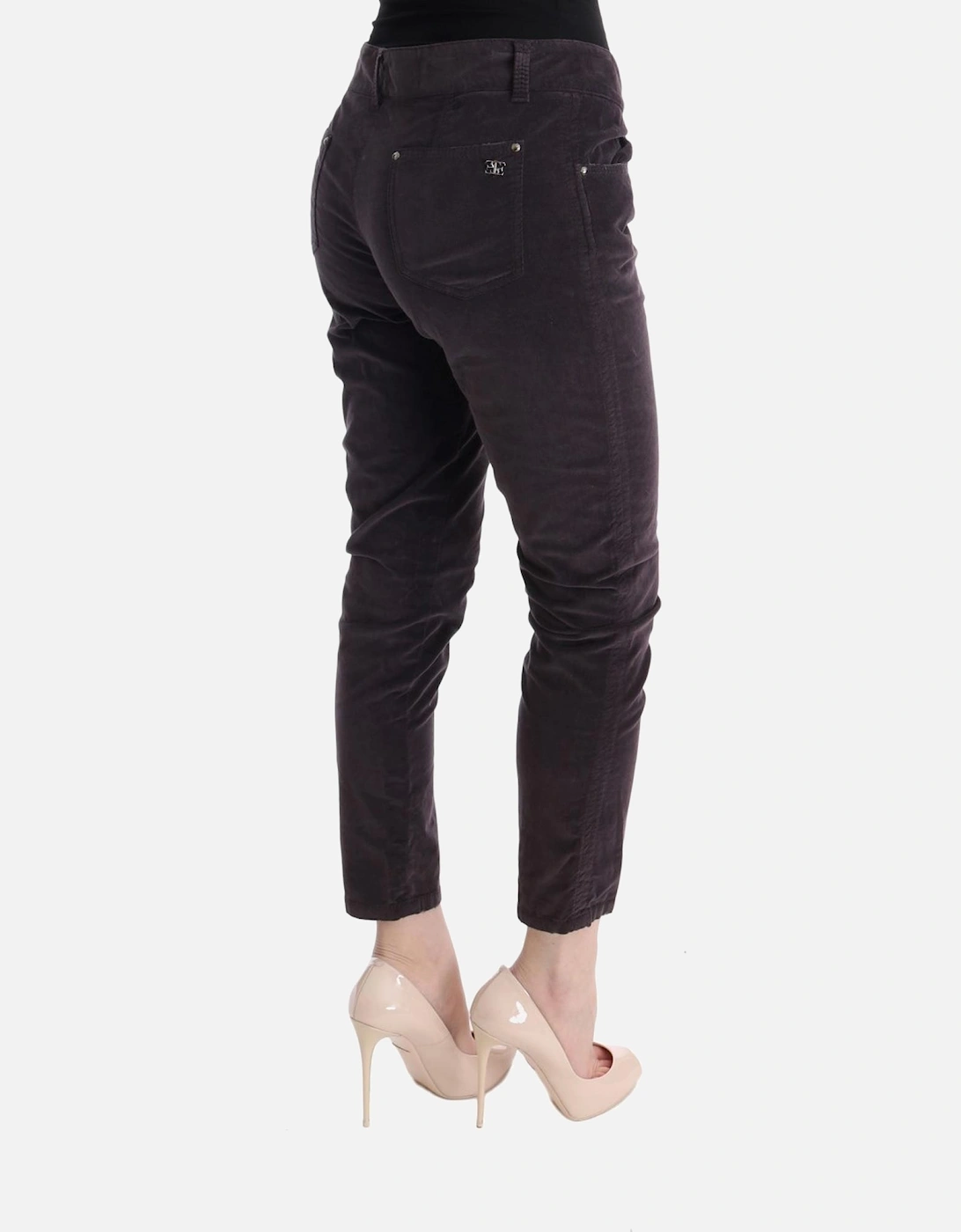 Velvet Straight Leg Pants Women - Brown Jeans
