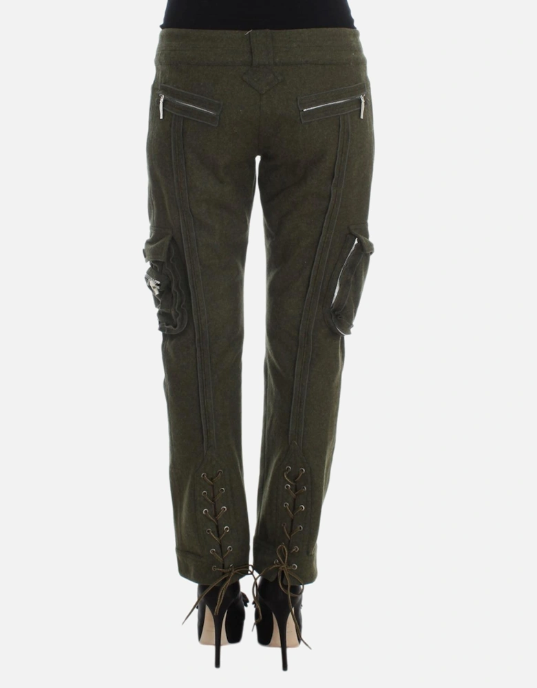Cargo Pants Model Women - Green Jeans